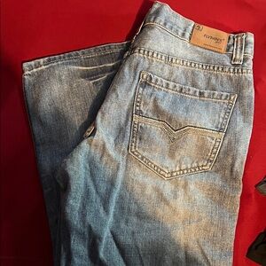 Flypaper Men's Light Blue Relaxed Jeans